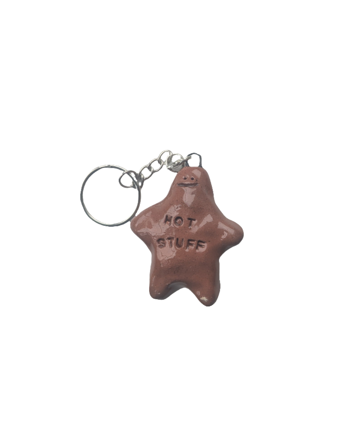 Clay Man 'HOT STUFF' Keyring