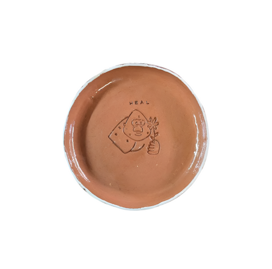 Gorilla 'Heal' Small Ceramic Plate