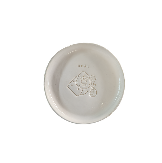 Gorilla 'Heal' Small Ceramic Plate